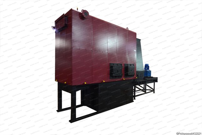 Котел 0.3 МВт на щепе и опилках автоматический